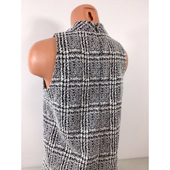 Michael Kors Plaid Blouse Womens Medium - Picture 4 of 5